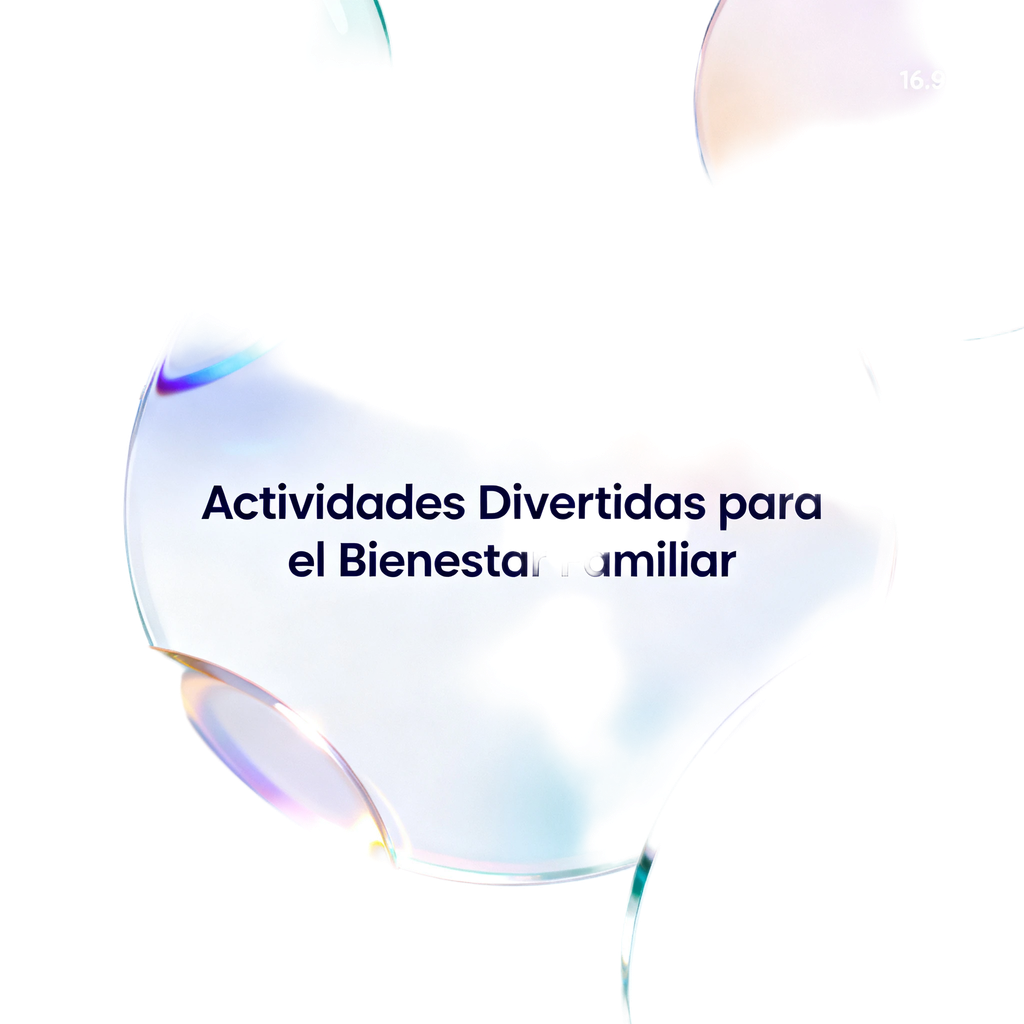 Actividades Divertidas para el Bienestar Familiar